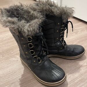 Sorel tall black duck boot